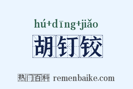 胡钉铰是什么意思的图片